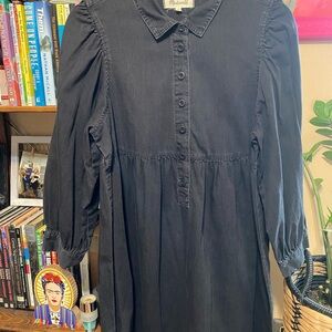 Madewell washed black  Bishop Sleeve
